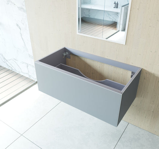 Laviva 313VTR-42FG Laviva Vitri 42" Fossil Gray Wall Hung Bathroom Vanity Cabinet 313VTR-42FG