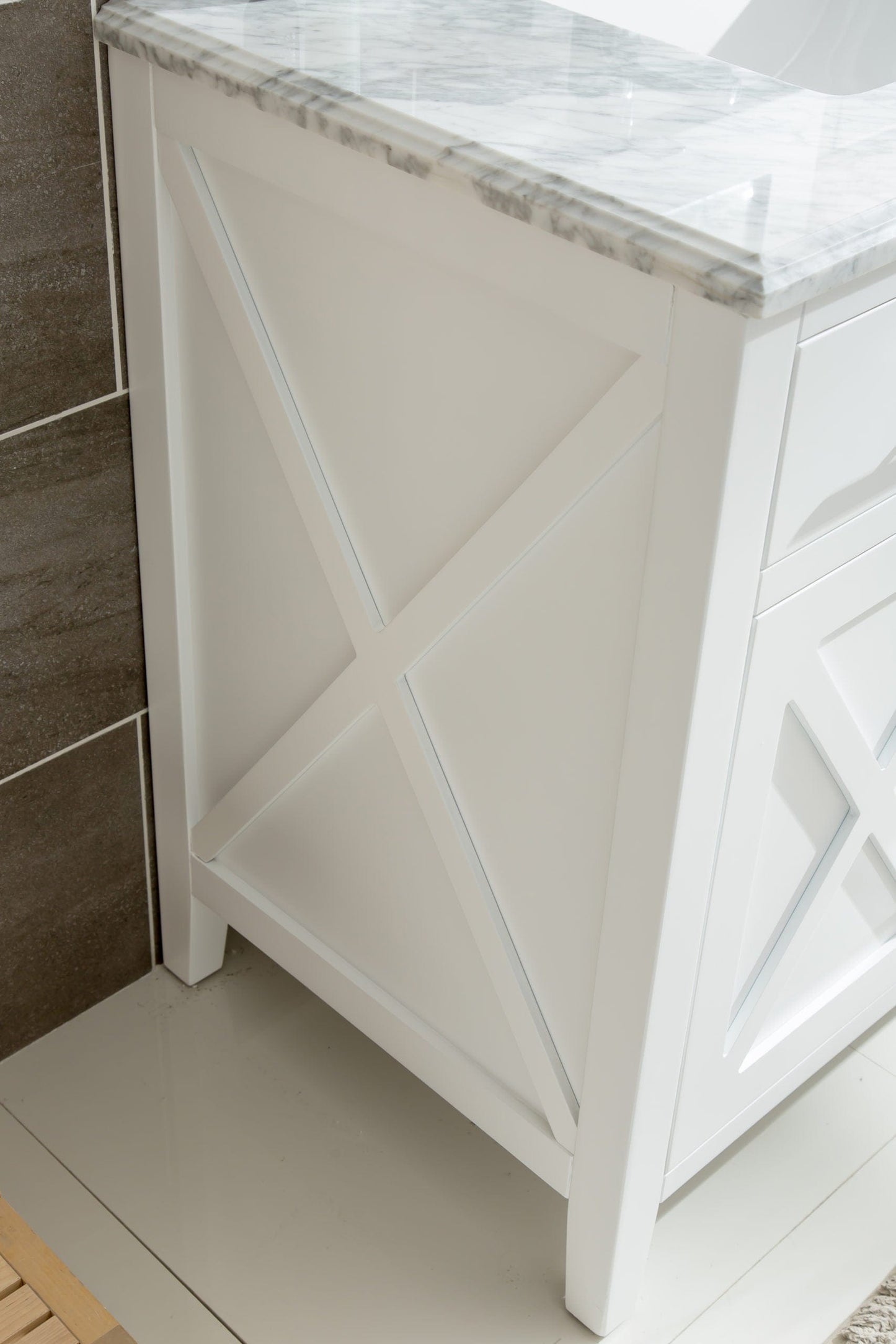 Laviva 313YG319-36W Laviva Wimbledon 36" White Bathroom Vanity Cabinet 313YG319-36W