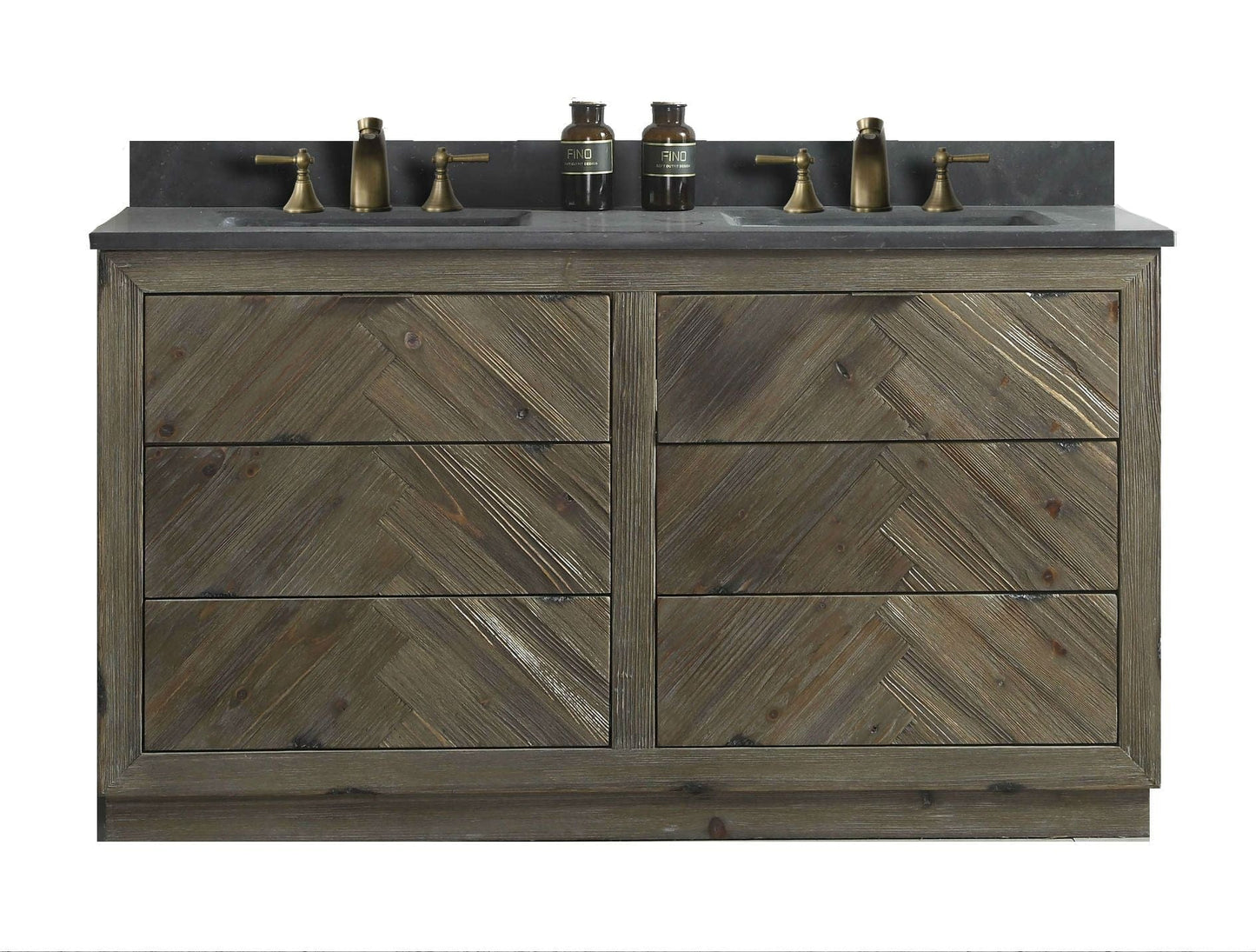 Legion Furniture WH8560 Legion Furniture WH8560 60" Wood Sink Vanity Match with Marble WH 5160" Top - No Faucet