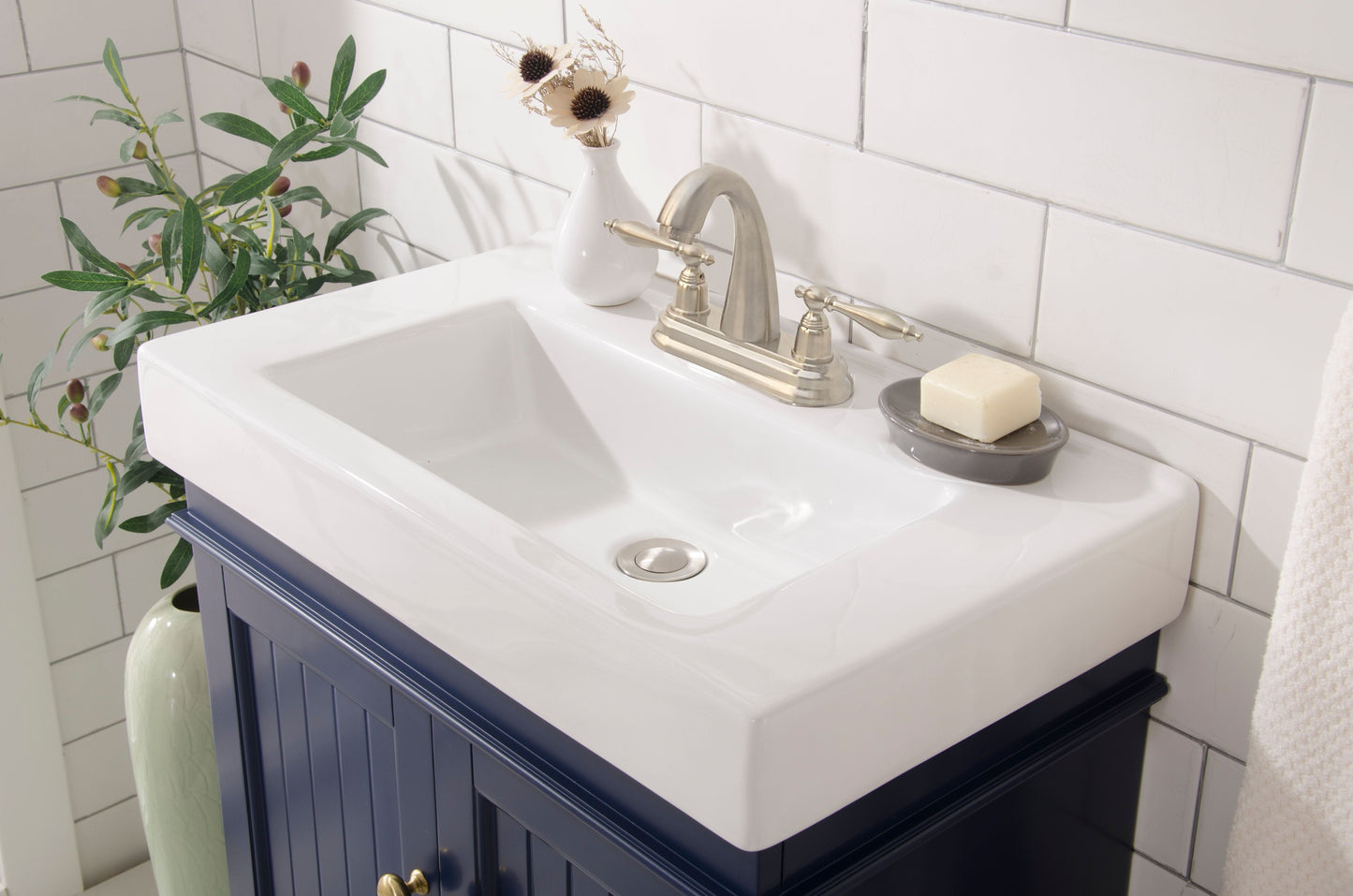 Legion Furniture WLF9324-B Legion Furniture WLF9324-B 24" Blue Sink Vanity