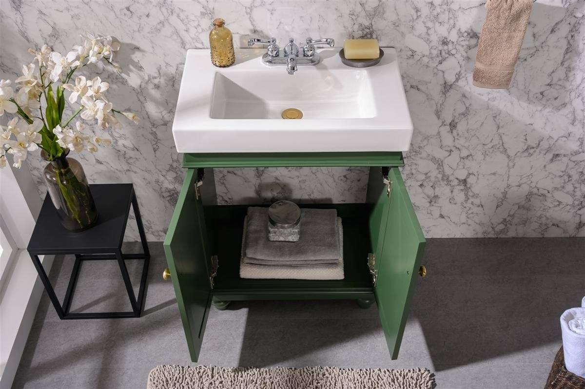 Legion Furniture WLF9324-VG Legion Furniture WLF9324-VG 24" Vogue Green Sink Vanity