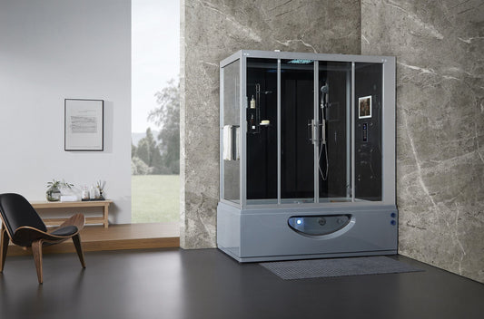 Maya Bath MB-107 Catania - Gray - Right (107)