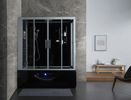 Maya Bath MB-110 Catania - Black - Left (110)