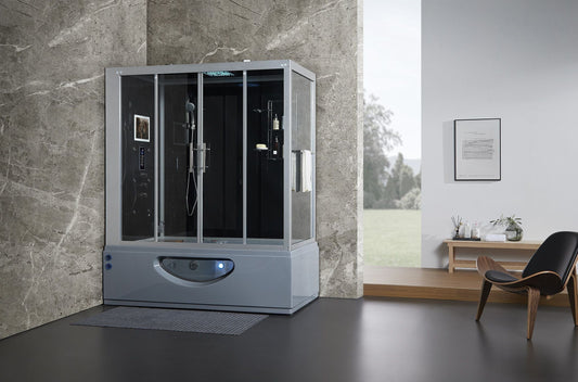 Maya Bath MB-111 Catania - Gray - Left (111)