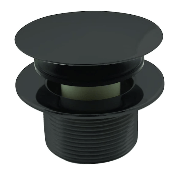 Ratel RA-ABPOPMB Bathtub Pop-Up Drain with Overflow Hole - Matte Black (RA-ABPOPMB)