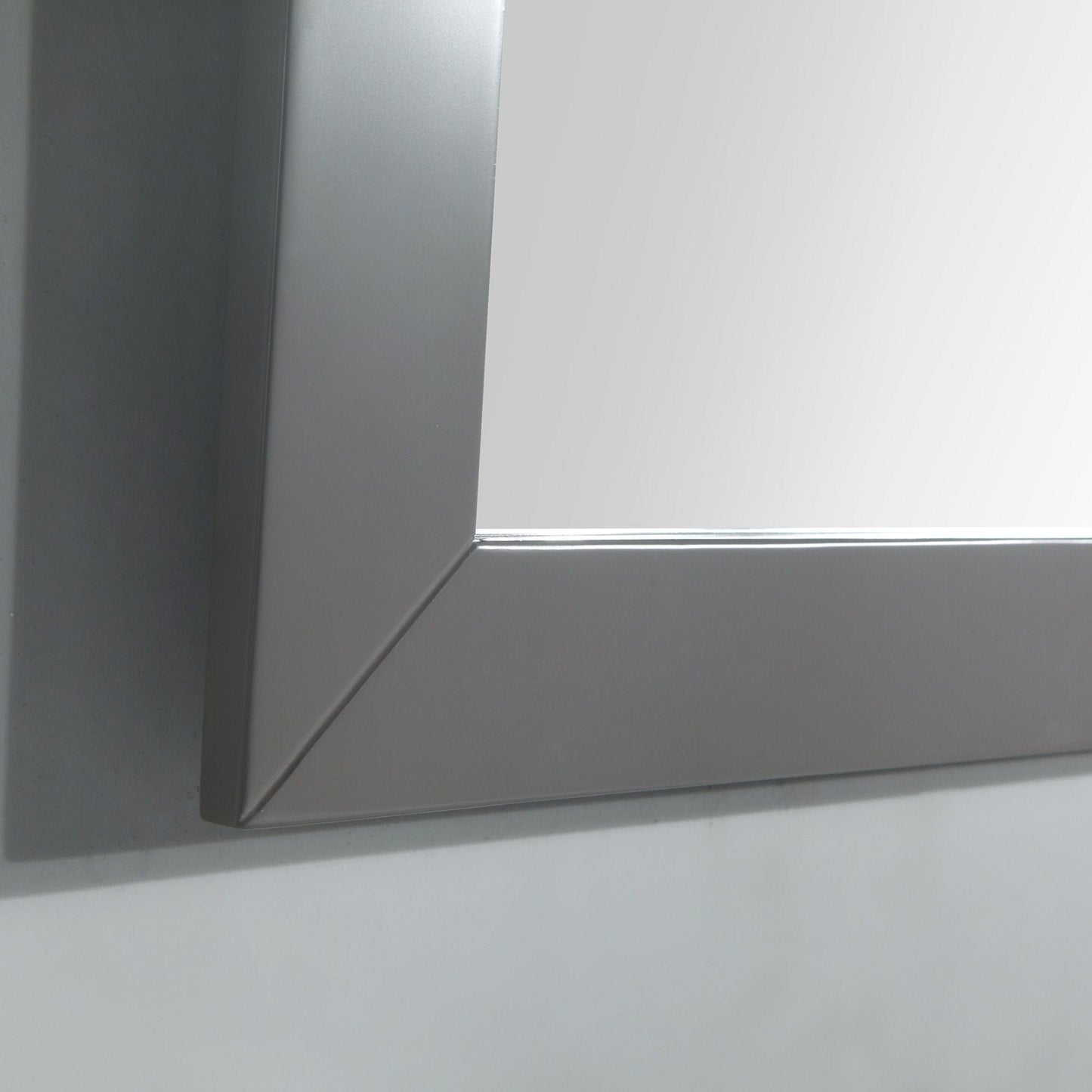 Vanity Art VA1036G 36 Inch Single Sink Bathroom Vanity in Gray with White Marble Countertop - Vanity Art VA1036G