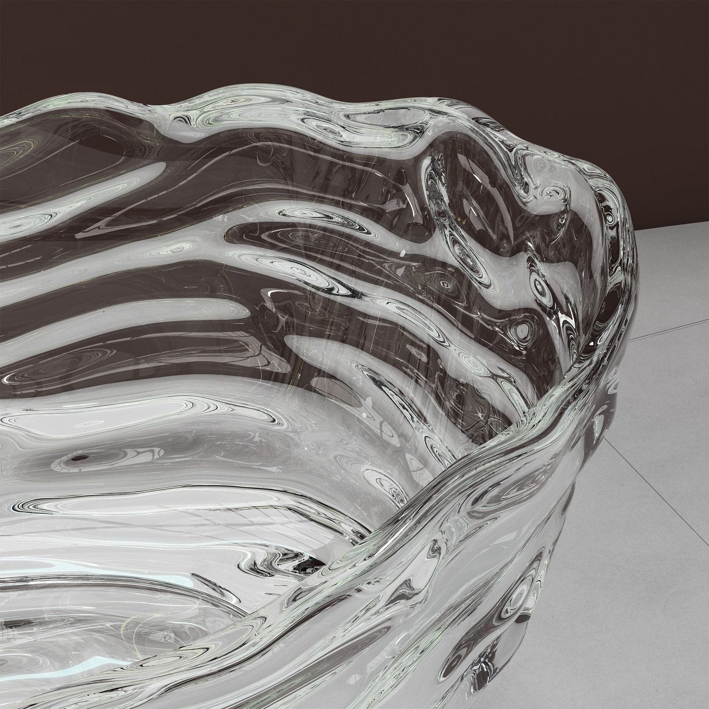 Vanity Art VA6922-PW Freestanding Solid Surface Resin Bathtub 69 Inch x 29.5 Inch - Vanity Art VA6922-PW
