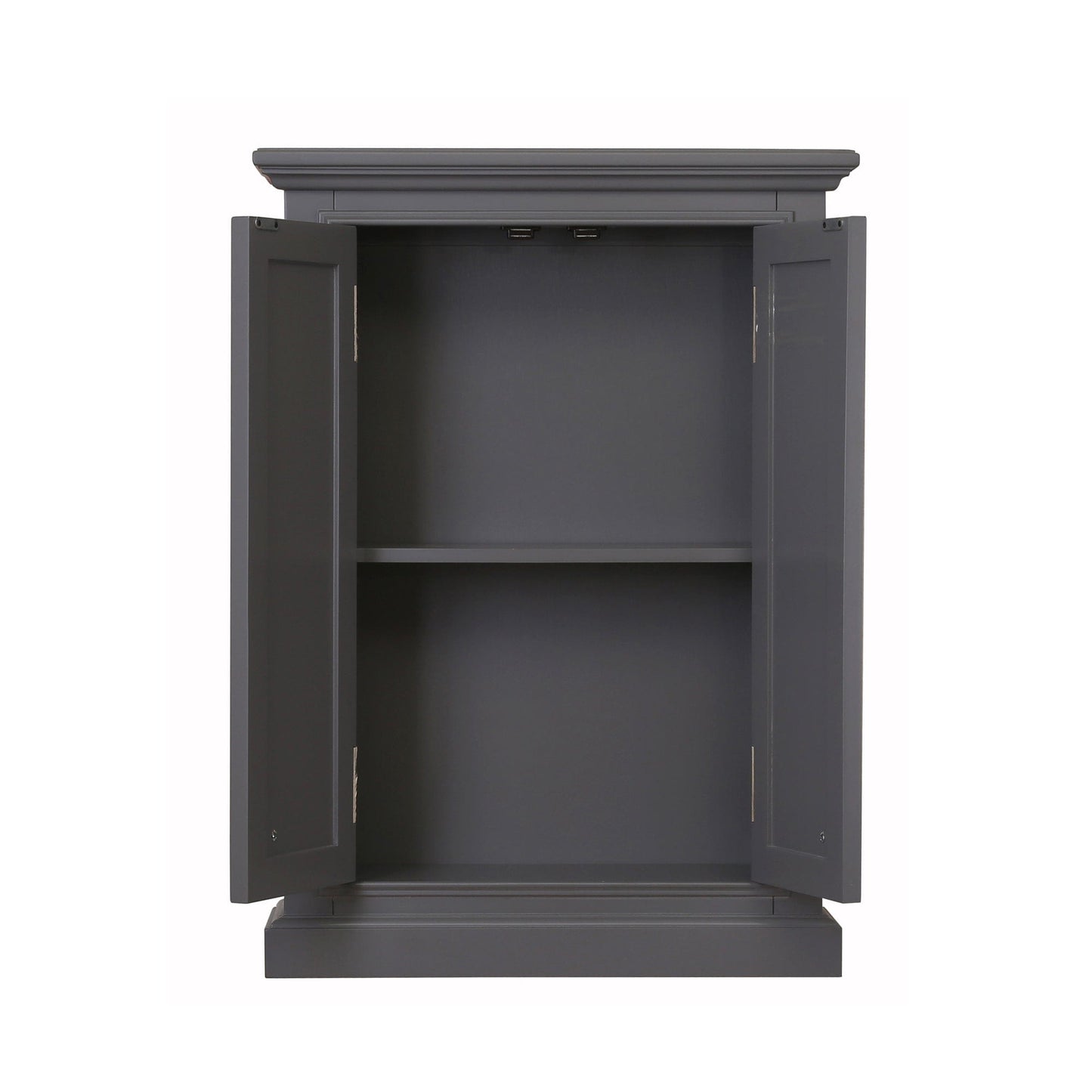 Water Creation DERBY-TT-G Derby Collection Wall Cabinet In Cashmere Grey