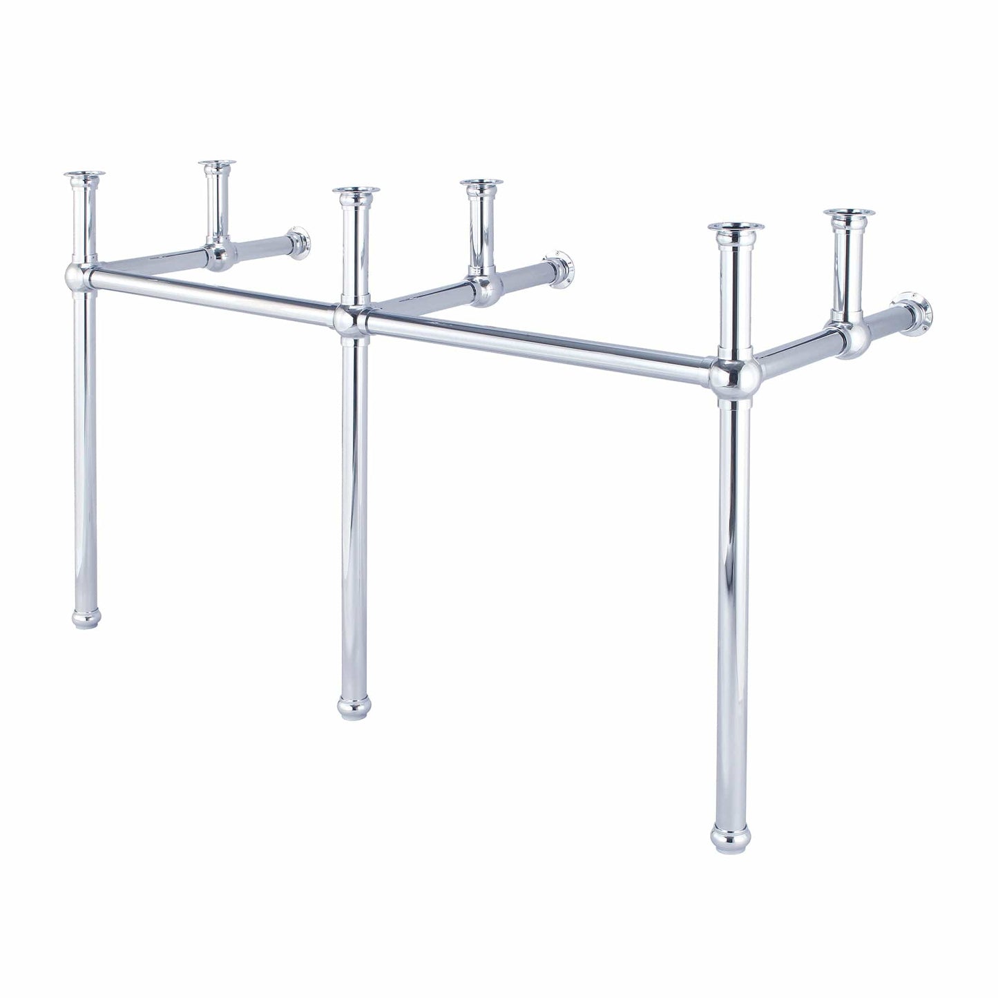 Water Creation EB60A-0100 EMBASSY 60"W x 34"H Double Washstand Only, in Chrome Finish