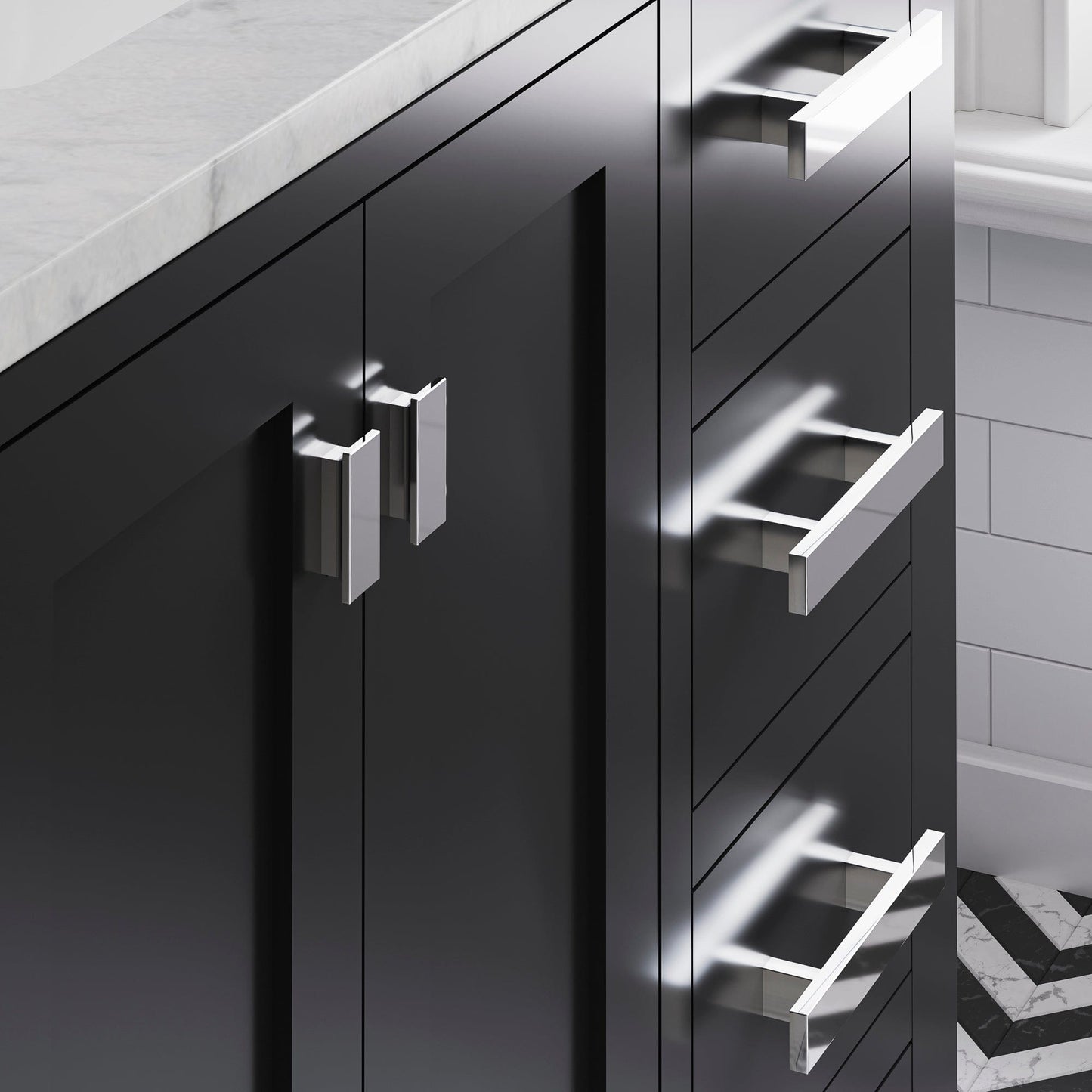 Water Creation MS36CW01ES-R24000000 MADISON 36"W x 34"H Espresso Single-Sink Vanity + Mirror