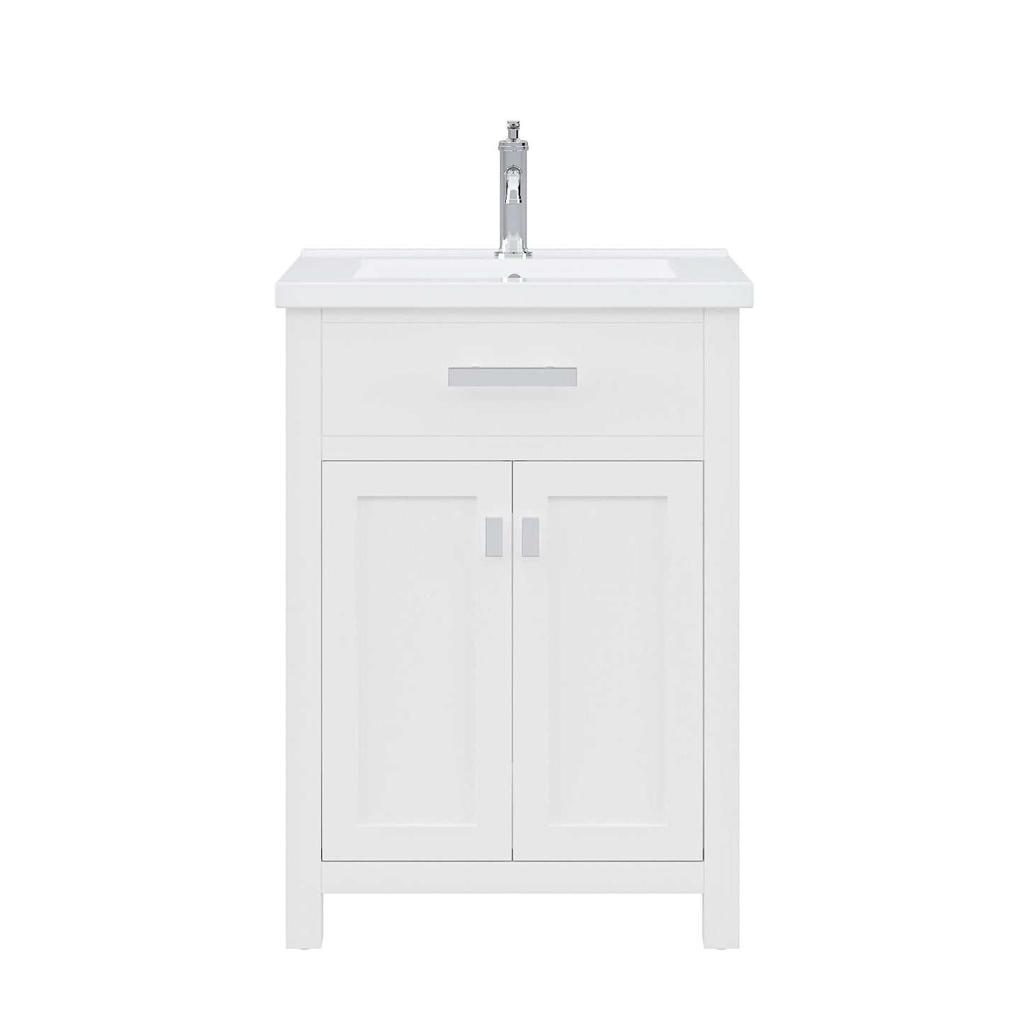 Water Creation MY24CR01PW-000000000 MYRA 24"W x 34"H Pure White Vanity