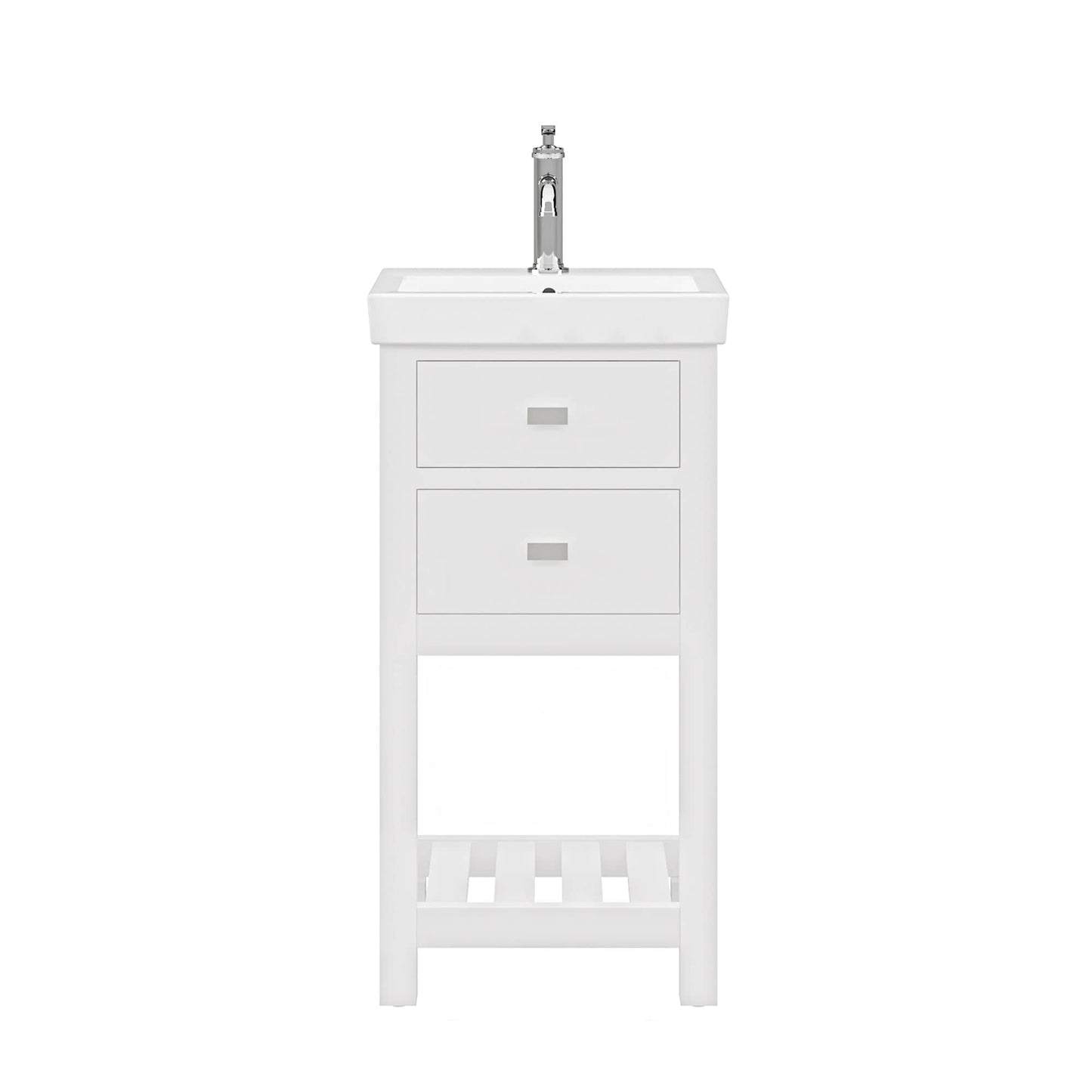 Water Creation VE18CR01PW-000000000 VERA 17.3"W x 34.4"H Pure White Vanity