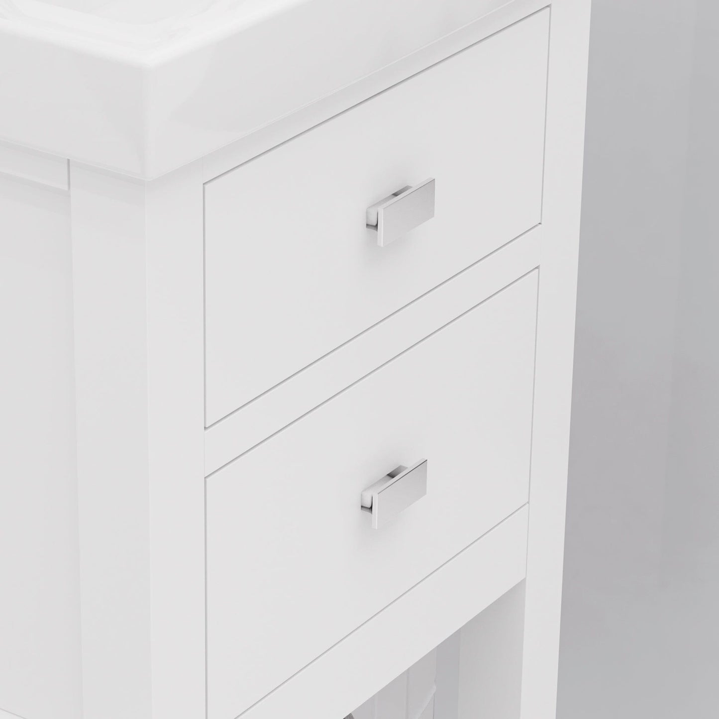 Water Creation VE18CR01PW-000000000 VERA 17.3"W x 34.4"H Pure White Vanity