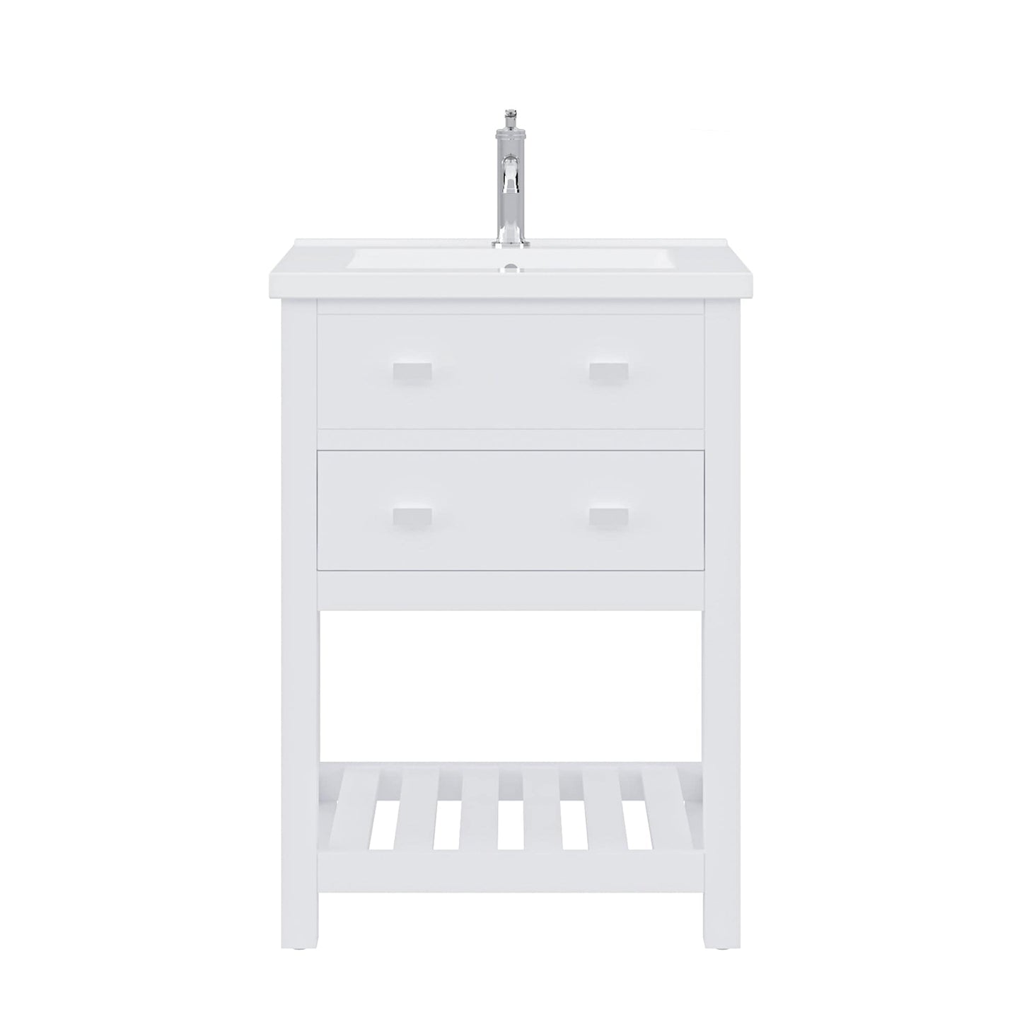 Water Creation VI24CR01PW-000000000 VIOLA 24"W x 34"H Pure White Vanity