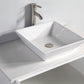 30 Inch Single Sink Bathroom Vanity in White with Marble Countertop - Vanity Art VA3130W