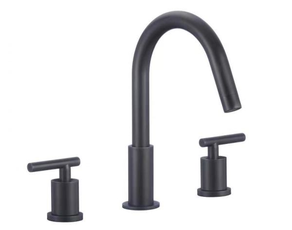 Ratel 8 Widespread 2-Handle Bathroom Faucet in Matte Black (RA-1797MB)