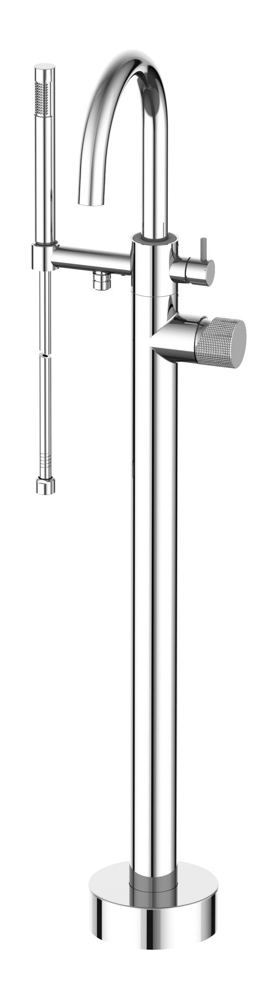 LaToscana 19CR136 ALESSANDRA Floor Mounted Tub Filler in Polished Chrome