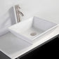 84 Inch Double Sink Bathroom Vanity in Espresso with Marble Countertop - Vanity Art VA3136-84E