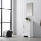 20 Inch Single Sink Bathroom Vanity in White with Ceramic Sink and Countertop - Vanity Art VA5020-W