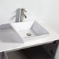 108 Inch Double Sink Bathroom Vanity in Gray with Marble Countertop - Vanity Art VA3136-108G