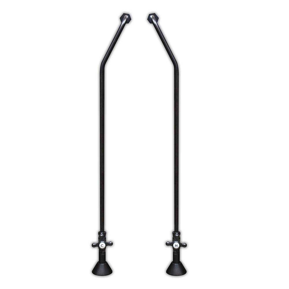 Clawfoot Tub Wall Mount Supply Lines-Oil Rubbed Bronze (CAM342-ORB)