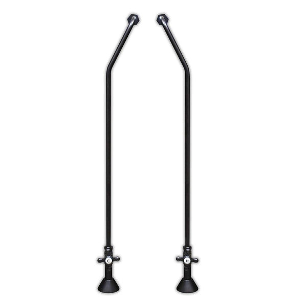 Clawfoot Tub Wall Mount Supply Lines-Oil Rubbed Bronze (CAM342-ORB)