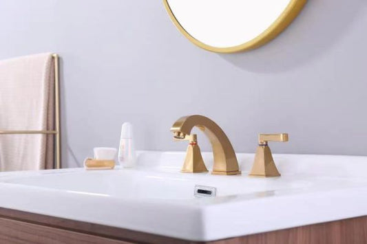 Ratel 3 Holes Bathroom Faucet with Pop-Up included - Champagne Bronze (RA-4115CB)