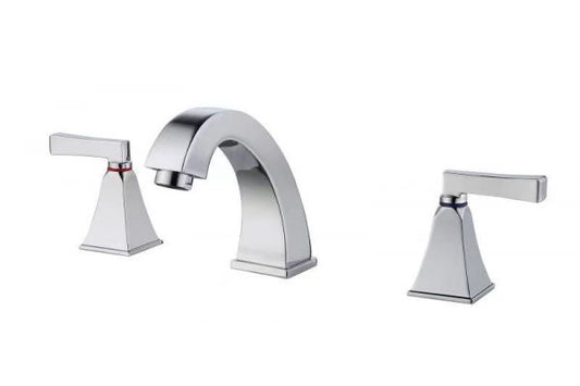 Ratel 3 Holes Bathroom Faucet with Pop-Up included - Chrome (RA-4115CR)