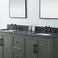 72 Inch Double Sink Bathroom Vanity in Vintage Green with Marble Countertop & Backsplash - Vanity Art VA5072-DVG