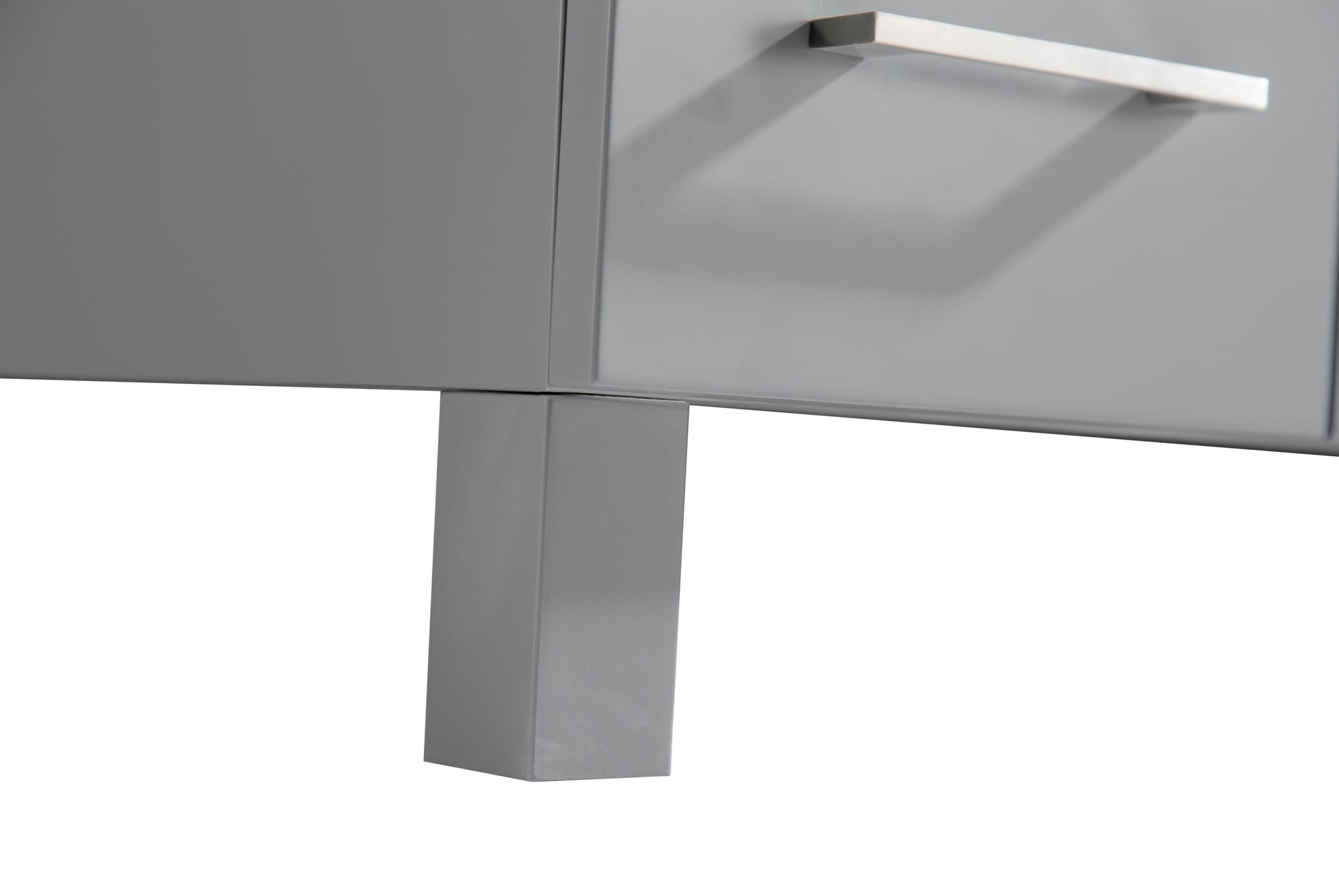 Nova 32" Grey Bathroom Vanity with White Ceramic Basin Countertop