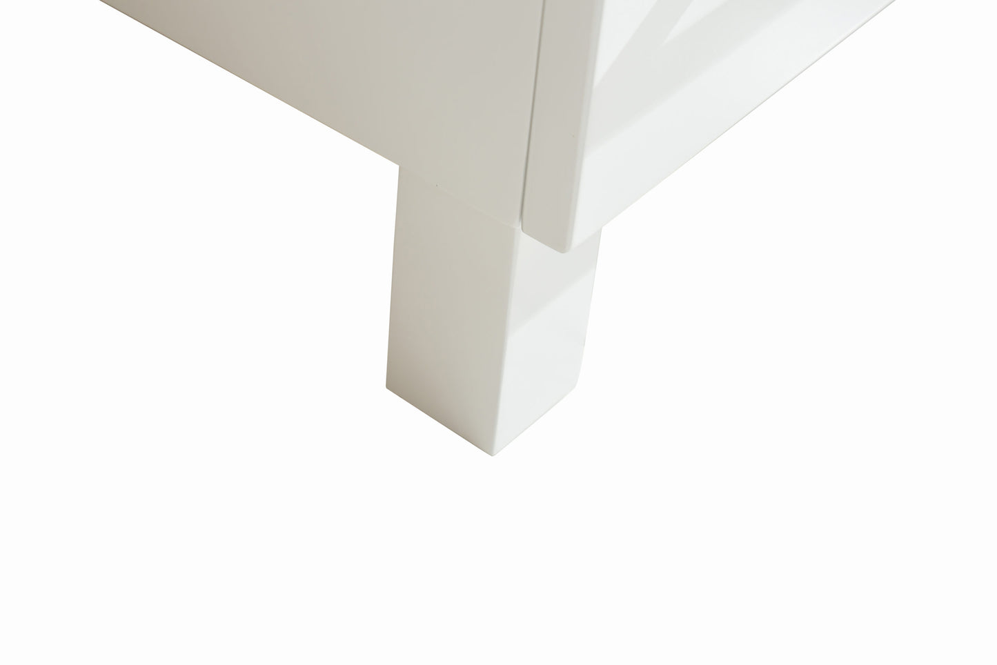 Nova 32" White Bathroom Vanity with White Ceramic Basin Countertop