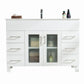 Nova 48" White Bathroom Vanity with White Ceramic Basin Countertop