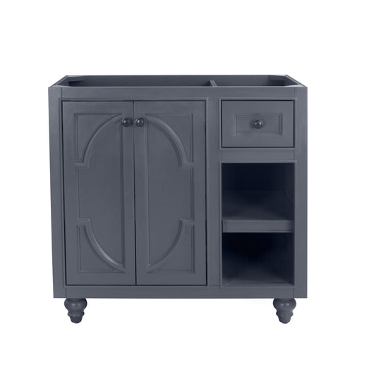 Odyssey 36" Maple Grey Bathroom Vanity Cabinet