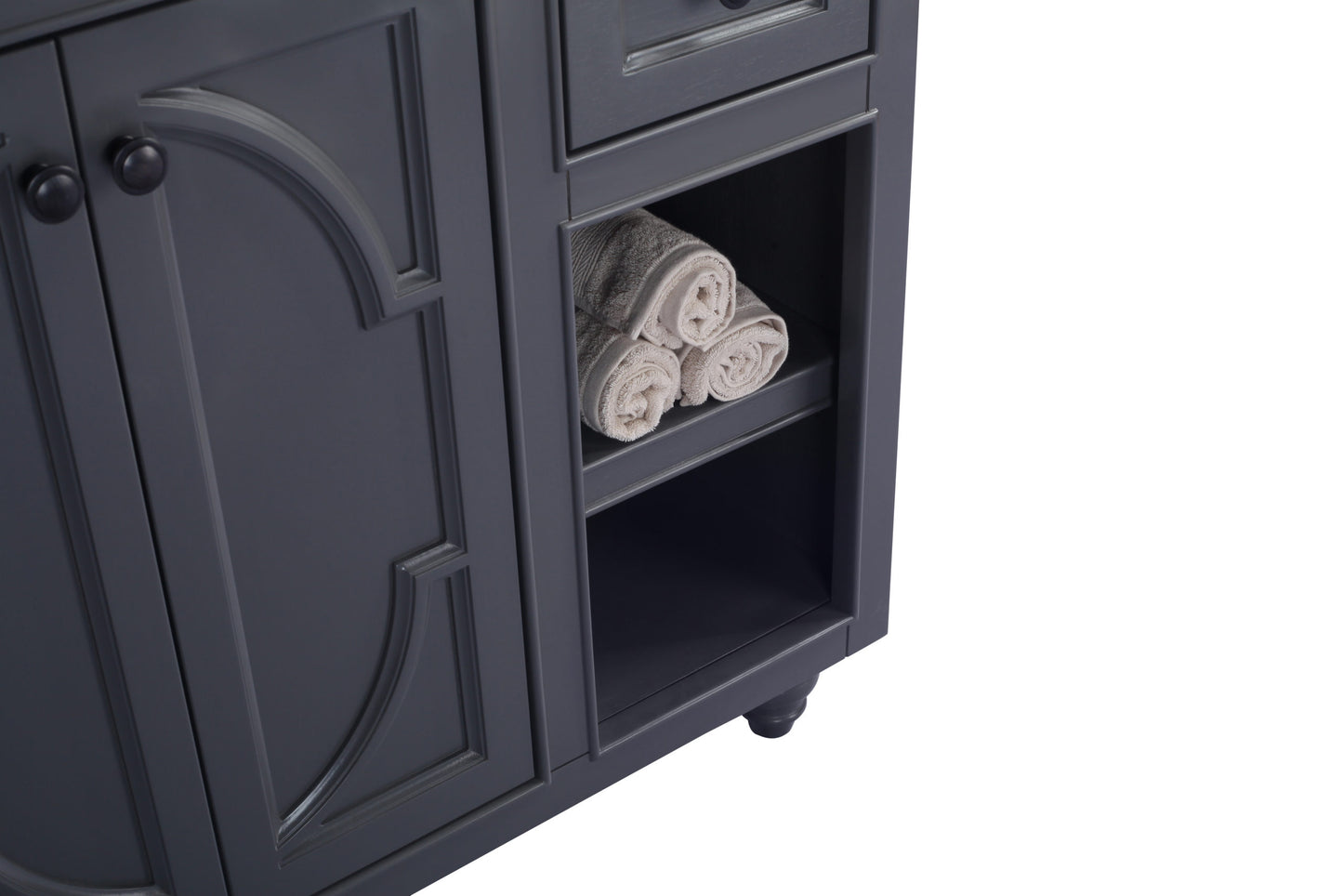 Odyssey 36" Maple Grey Bathroom Vanity Cabinet