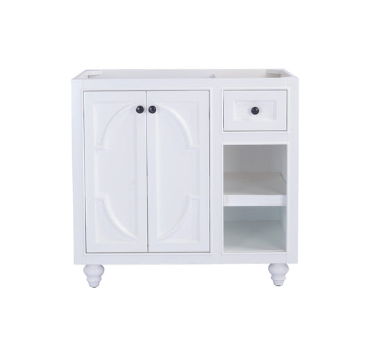 Odyssey 36" White Bathroom Vanity Cabinet