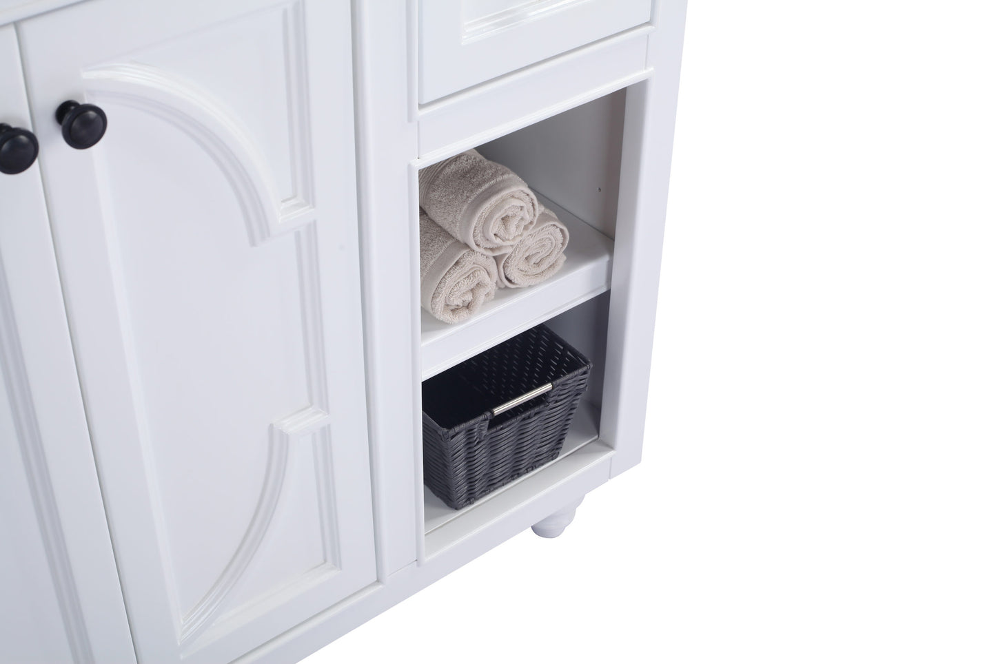 Odyssey 36" White Bathroom Vanity Cabinet