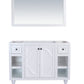 Odyssey 48" White Bathroom Vanity Cabinet