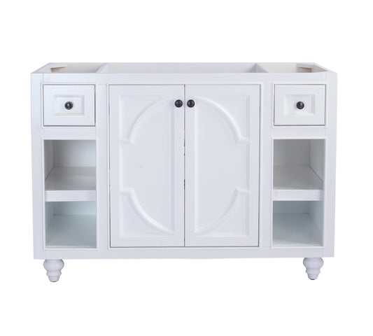 Odyssey 48" White Bathroom Vanity Cabinet