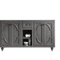 Odyssey 60" Maple Grey Double Sink Bathroom Vanity Cabinet