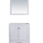 Wilson 30" White Bathroom Vanity Cabinet