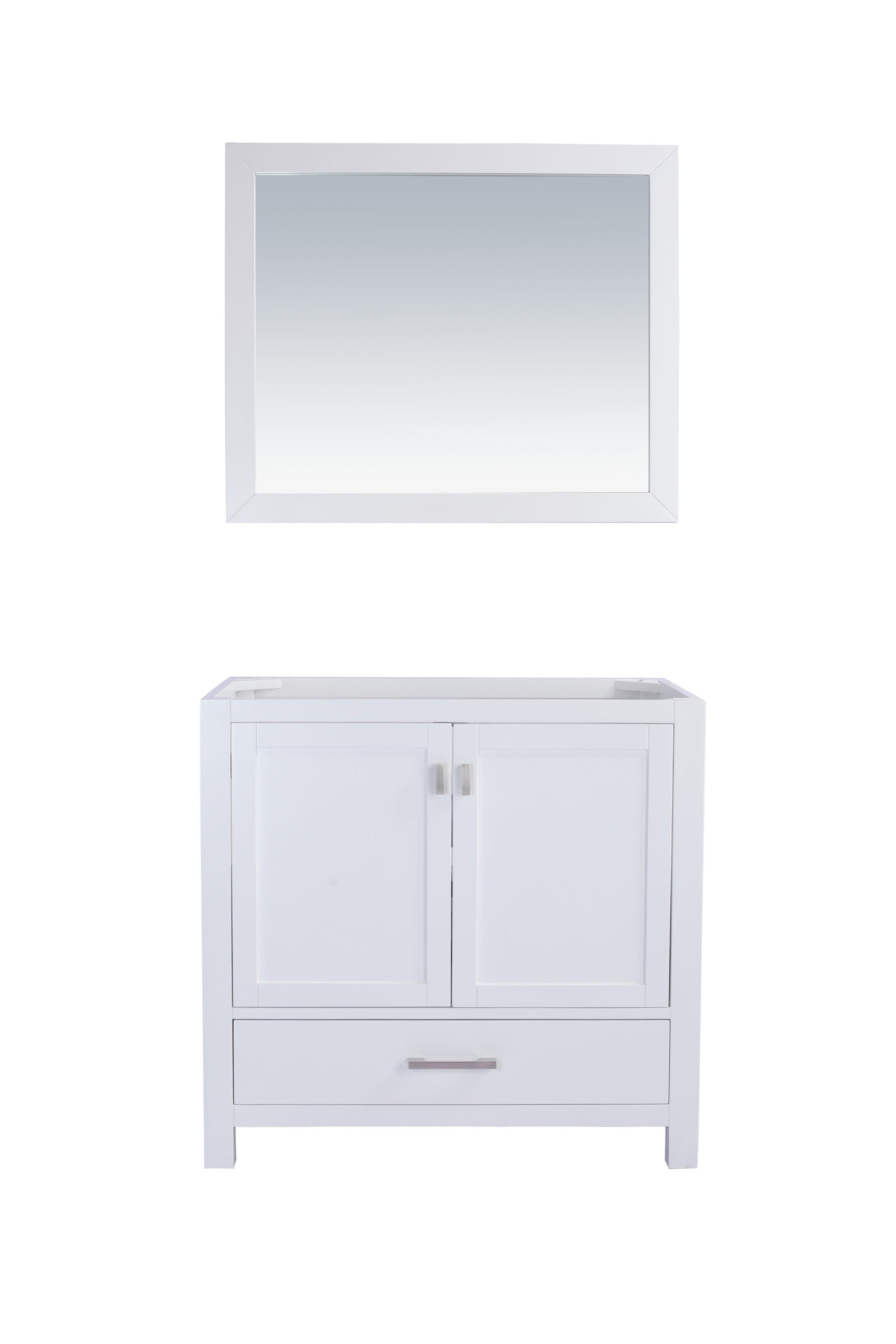 Wilson 36" White Bathroom Vanity Cabinet