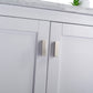 Wilson 36" White Bathroom Vanity Cabinet