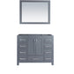 Wilson 42" Grey Bathroom Vanity Cabinet