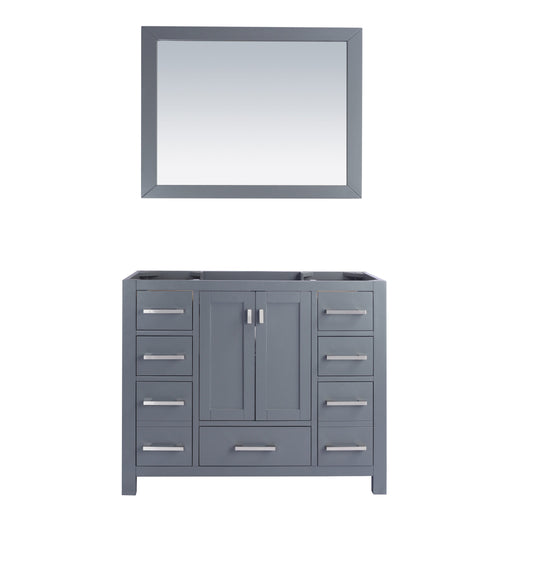 Wilson 42" Grey Bathroom Vanity Cabinet