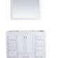 Wilson 42" White Bathroom Vanity Cabinet