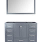 Wilson 48" Grey Bathroom Vanity Cabinet