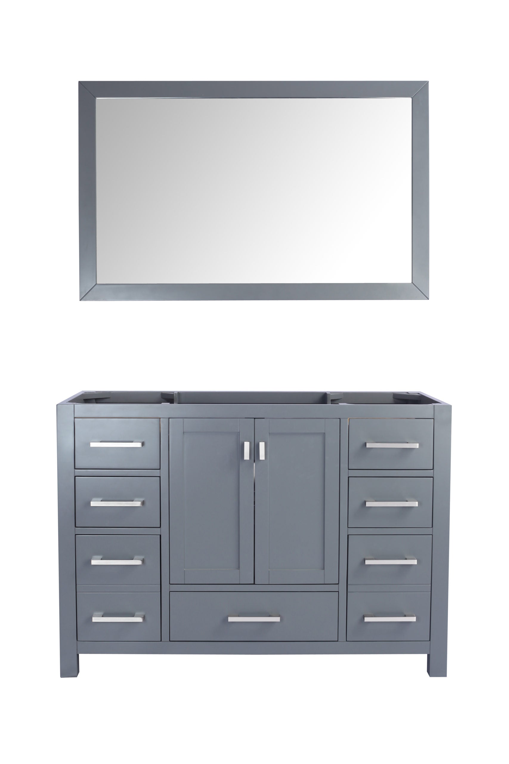 Wilson 48" Grey Bathroom Vanity Cabinet