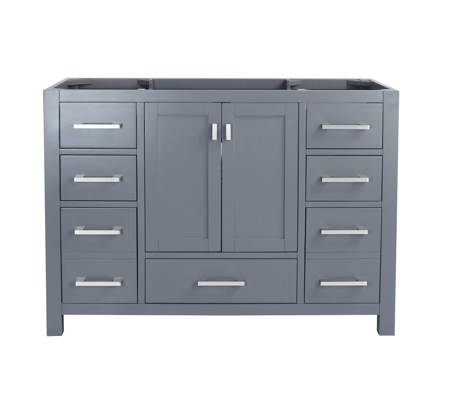 Wilson 48" Grey Bathroom Vanity Cabinet