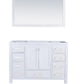 Wilson 48" White Bathroom Vanity Cabinet