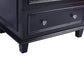 Luna 30" Espresso Bathroom Vanity with Black Wood Marble Countertop